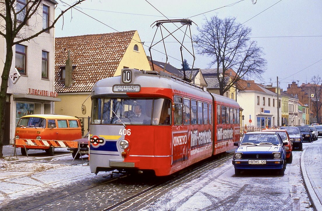 Bremen 406, Am Hulsberg, 29.12.1985.