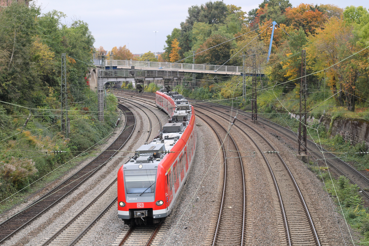 DB Regio 423 029 + 423 xxx // Ludwigsburg // 22. Oktober 2016