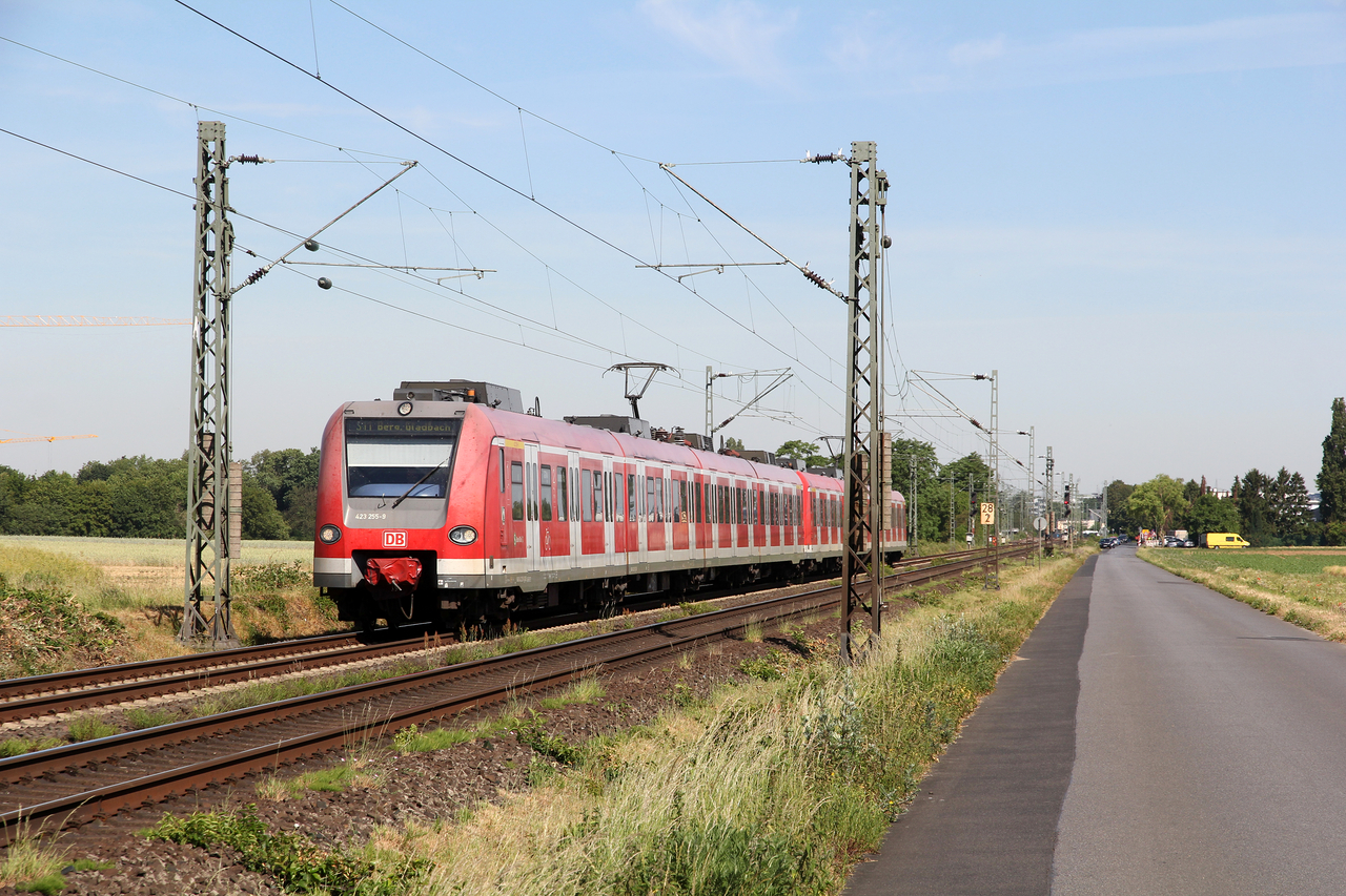 DB Regio 423 255 + 423 256 // Neuss-Elvekum // 2. Juni 2020