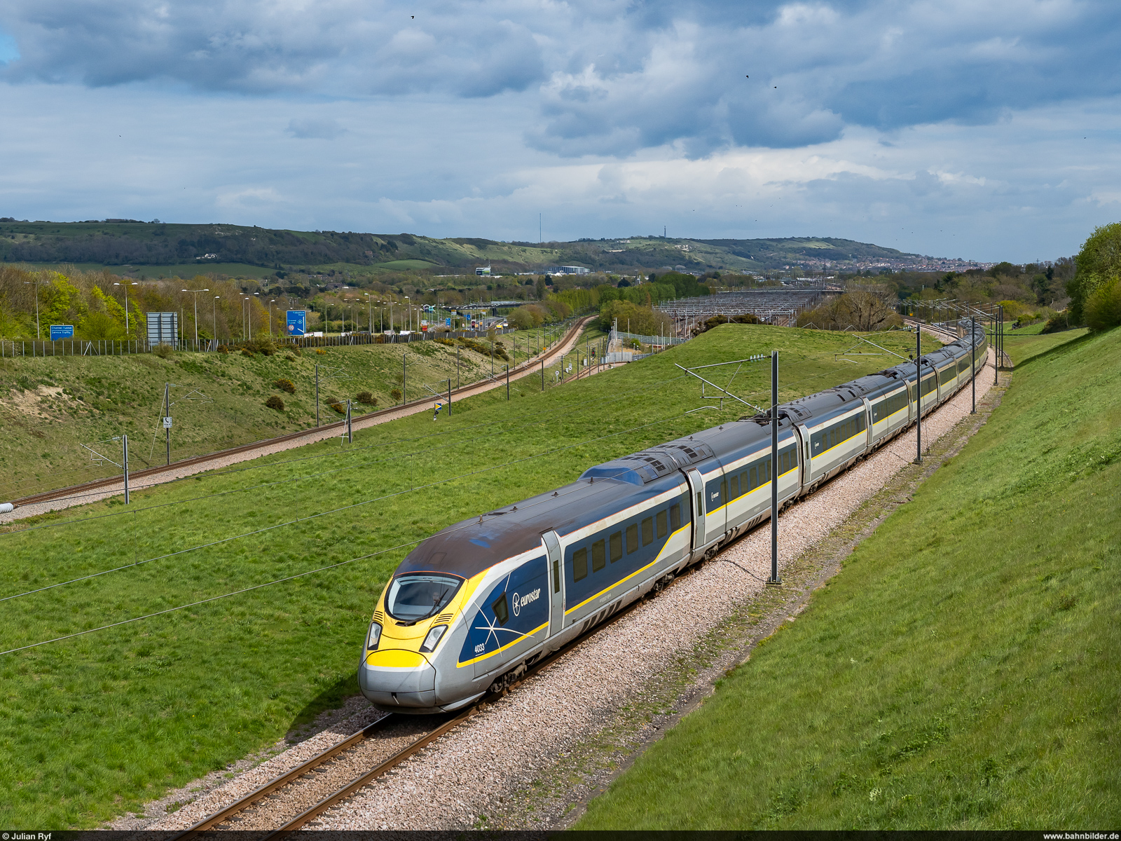 Eurostar 374033-034 / HS1 Sandling, 24. April 2024<br>
Eurostar Paris Nord - London St Pancras International