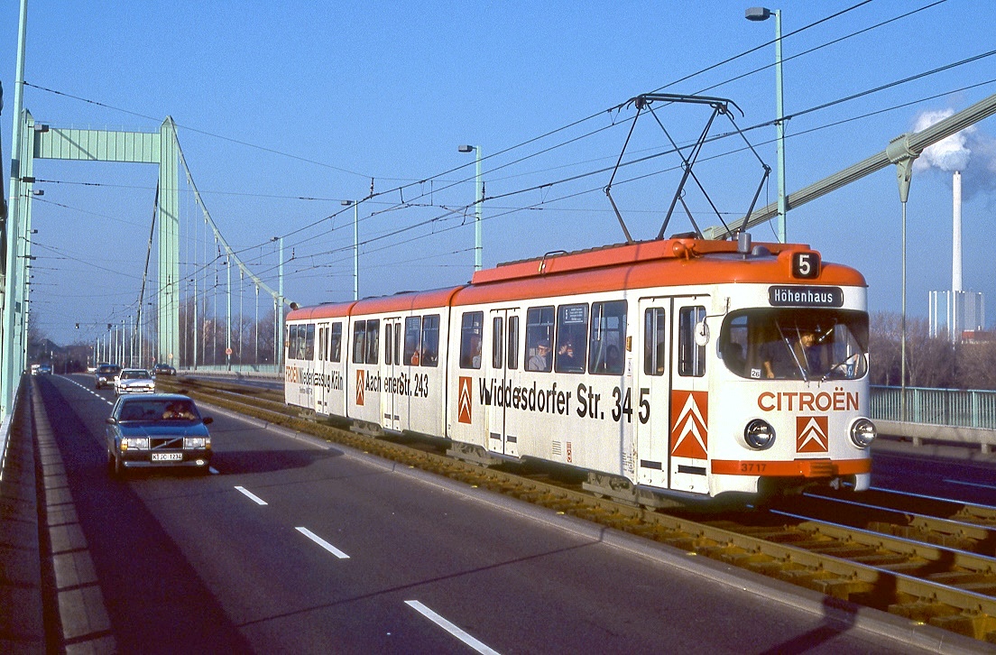 Köln 3717, Mülheimer Brücke, 05.12.1992.