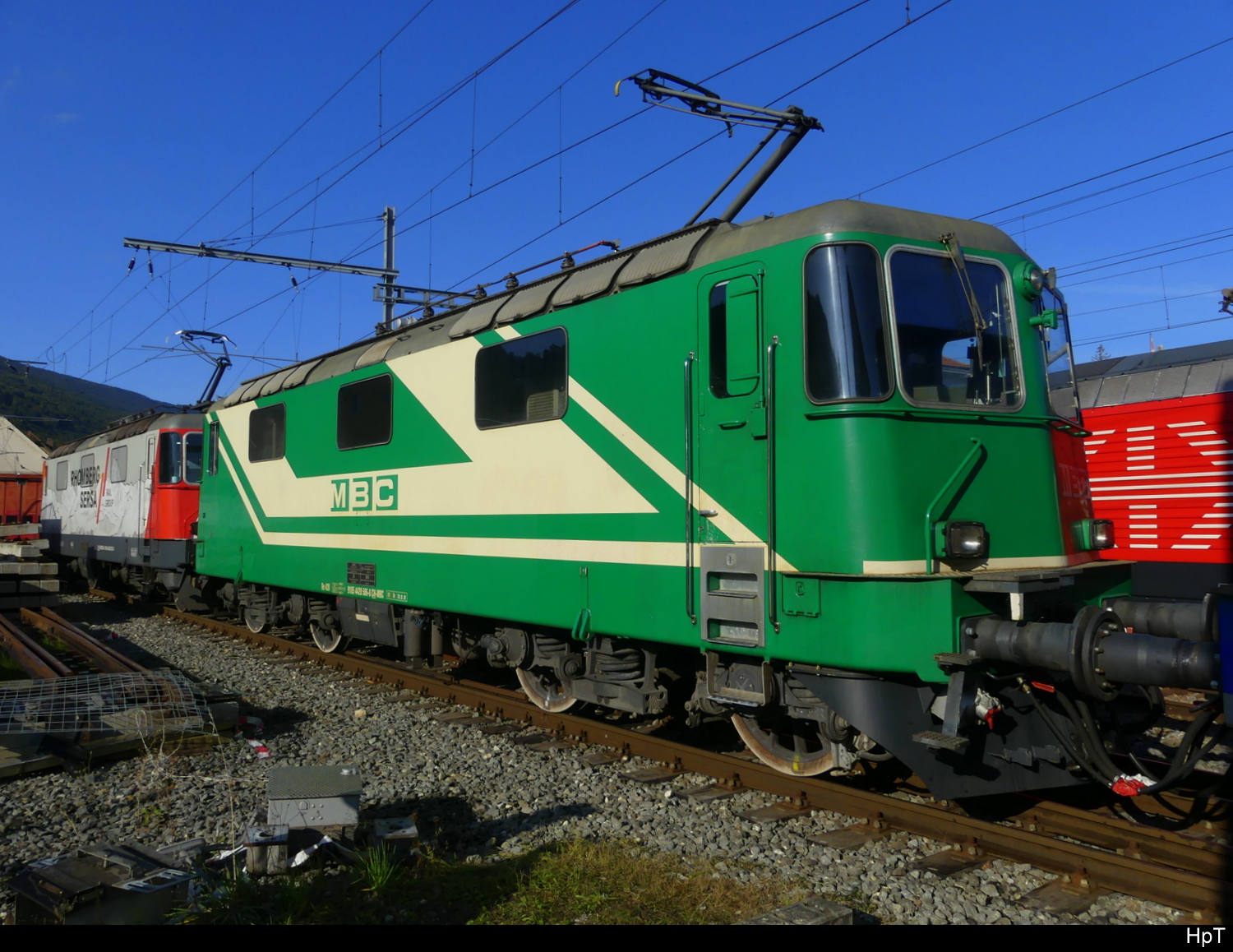 MBC - ex SBB / BLS - 91 85 4 420 506-8 zu Besuch bei der OeBB anlässlich der 60 Jahr Feier des Lok Typ Re 4/4 am 2024.09.15