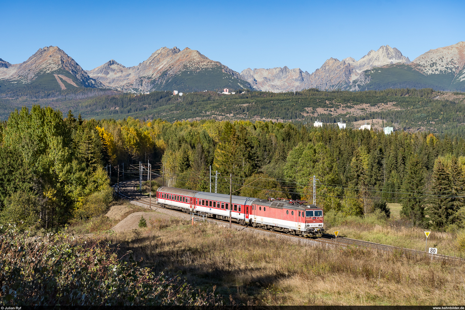 ZSSK 361 003 / Štrba, 16. Oktober 2024<br>
Os Liptovský Mikuláš - Poprad-Tatry