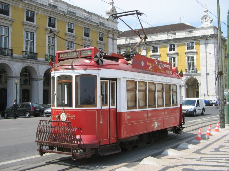 10.04.07,Straenbahn Lissabon,fr Tramtours.