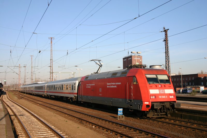 101 045-3 Oberhausen Hbf mit IC nach Luxemburg 10.02.2008