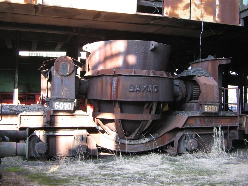 13.02.05,Museum Henrichshtte Hattingen/Ruhr,Pfannenwagen.