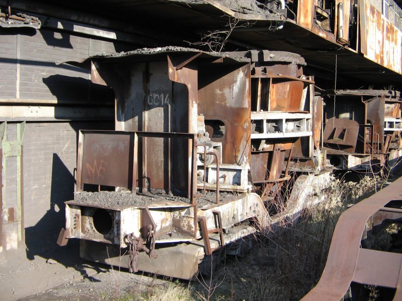 13.02.05,Museum Henrichshtte Hattingen/Ruhr,Pfannenwagen.