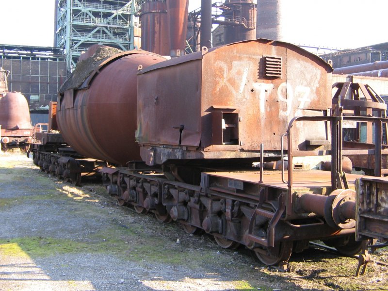 13.02.05,Museum Henrichshtte Hattingen/Ruhr,Roheisentorpedowagen.