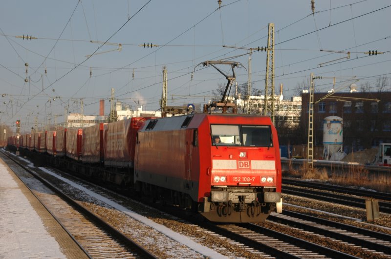 152 108 am 23.01.09 mit dem Winner gen Brenner am Heimeranplatz