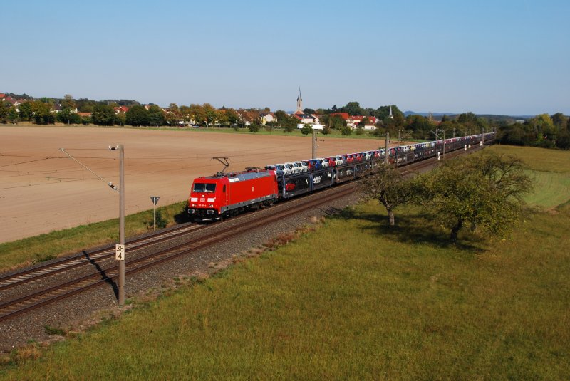 185 389-7 ist momentan DB´s neueste 185er. 27.09.09 bei Theres