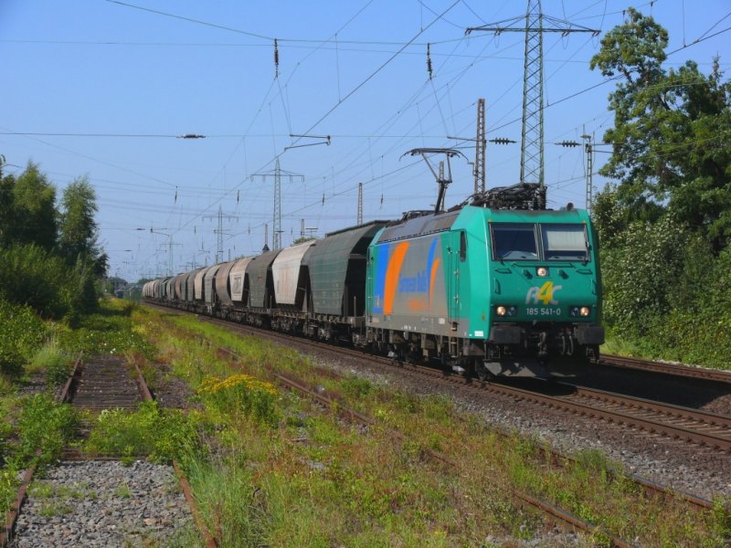 185 541-0 in Ratingen-Lintorf 15.8.2009