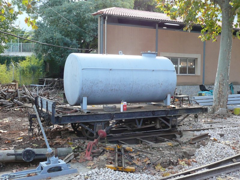 21.11.08,Wasserwagen im Bahnhof Sller.