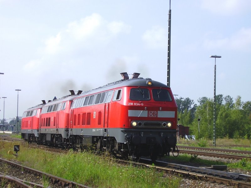 218 834,830 und 271 in Buchloe