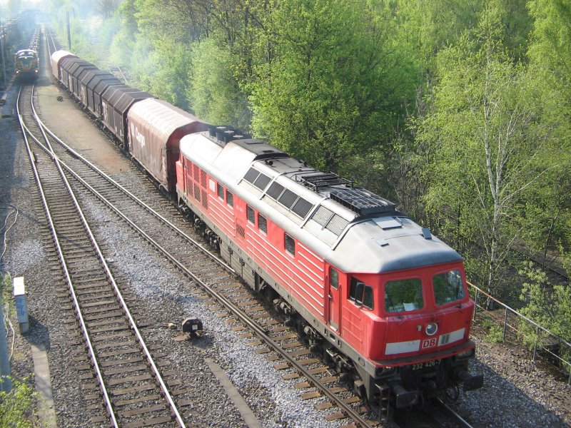 22.04.05,Bochum-Prsident,232 426-7 mit bergabezug.