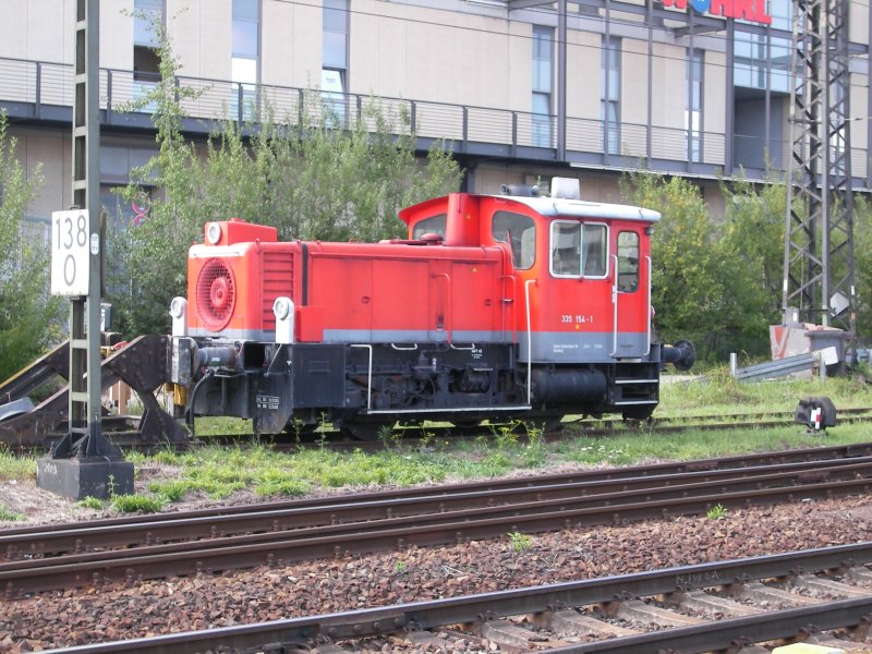 335 154-1 abgestellt im Hbf Regensburg. 30.08.2008