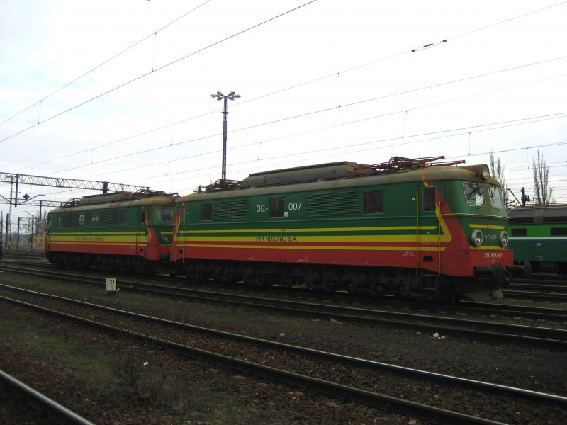 3E-007 und 3E-004 am 01.02.2008 in Bydgoszcz (Bromberg).