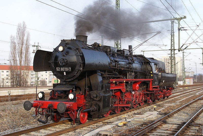 52 8079 in Dresden-Hbf 21.3.2009