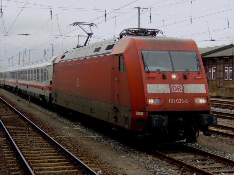 7.02.2009 Stralsund, BR 101-039