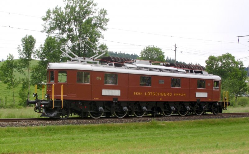 Ae 6/8 205
Aufgenommen am 1.Juni 2008