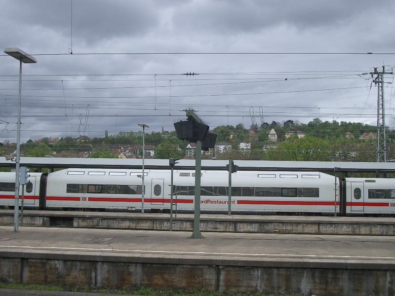 Arriving at Stuttgart Hbf