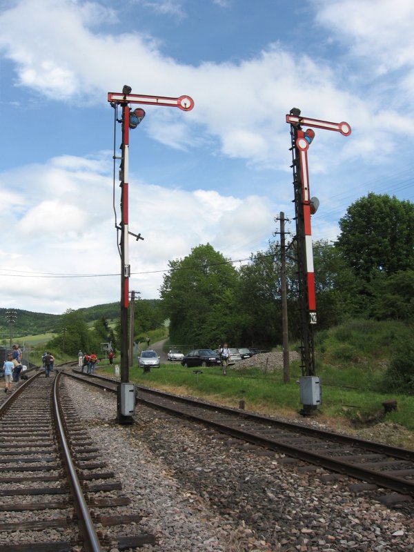 Ausfahrtsignale Ftzen am 27.5.07