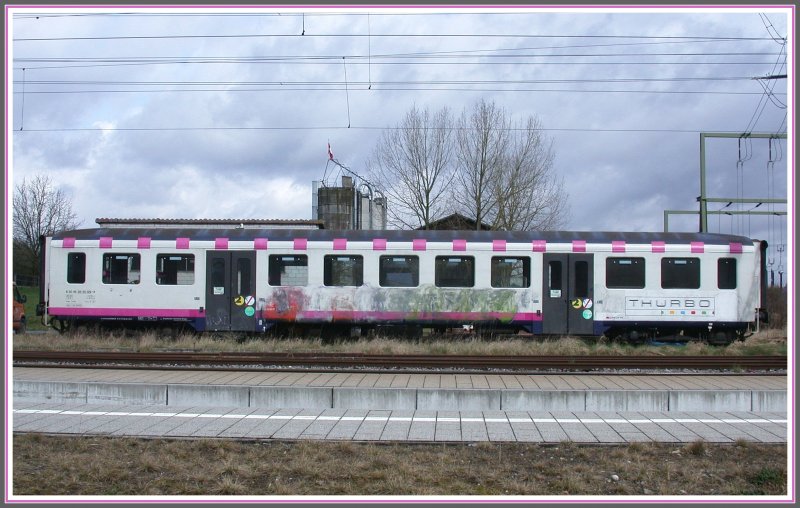 B 5046 2935 129-8  Thurbo als Vandalenopfer abgestellt in Etzwilen. (19.03.2007)