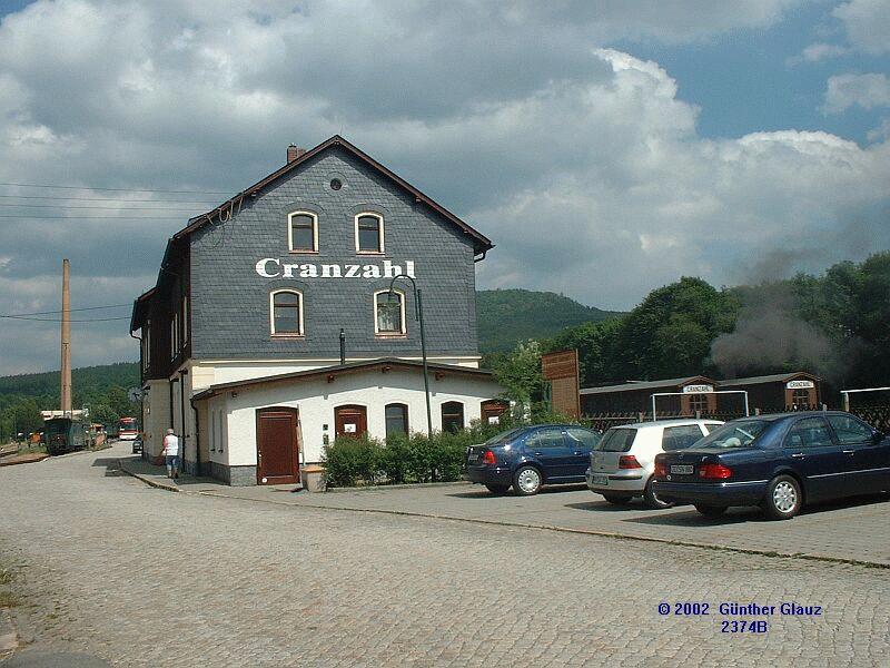 Bahnhof Cranzahl am 22.06.2002