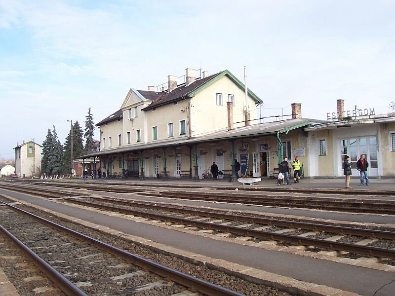 Bahnhof Esztergom am 18.01.2007