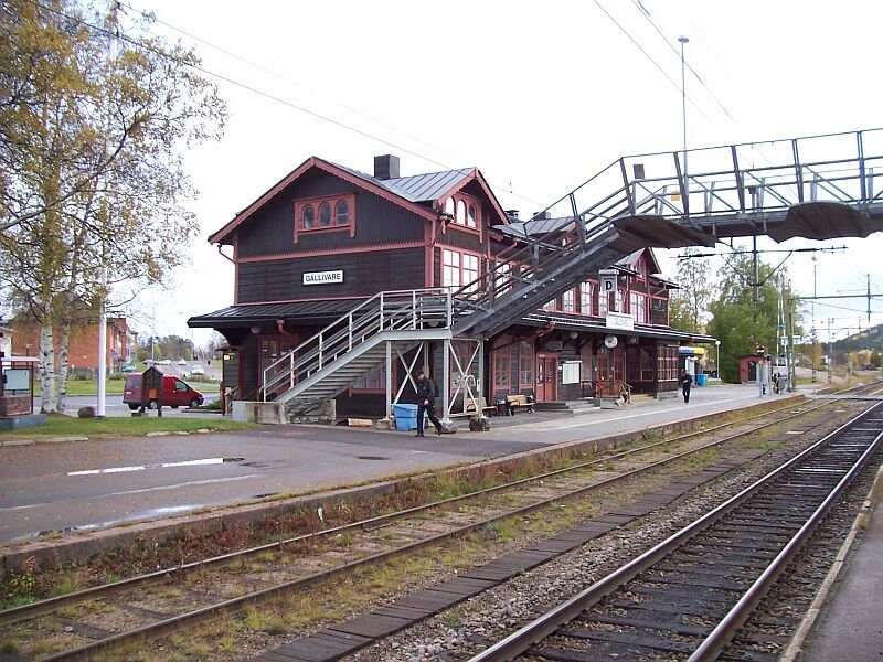 Bahnhof Gllivare am 05.10.2006