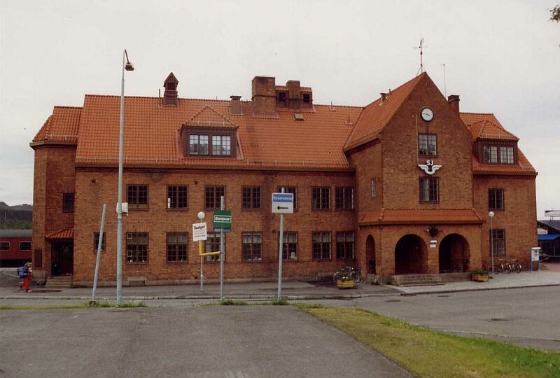 Bahnhof Kiruna im August 2002