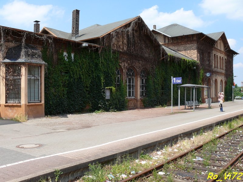 Bahnhofsgebude in Dorsten. 05.07.2008.