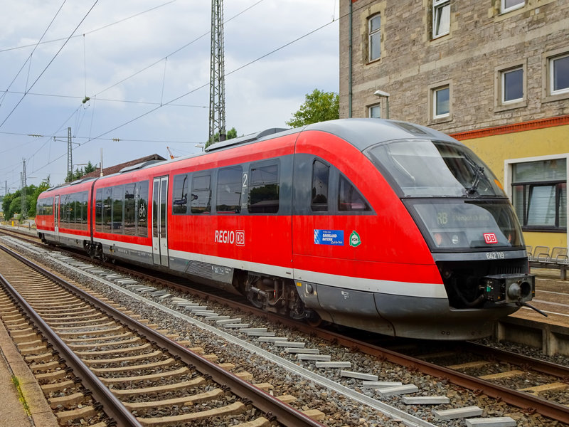 Br 642 119 Als Rb Nach Neustadt Aisch In Steinach Bei Rothenburg 15 07 2018 Bahnbilder De