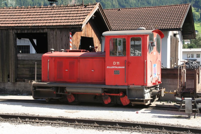 D11 der Zillertalbahn am 24. August 2008 in Jenbach