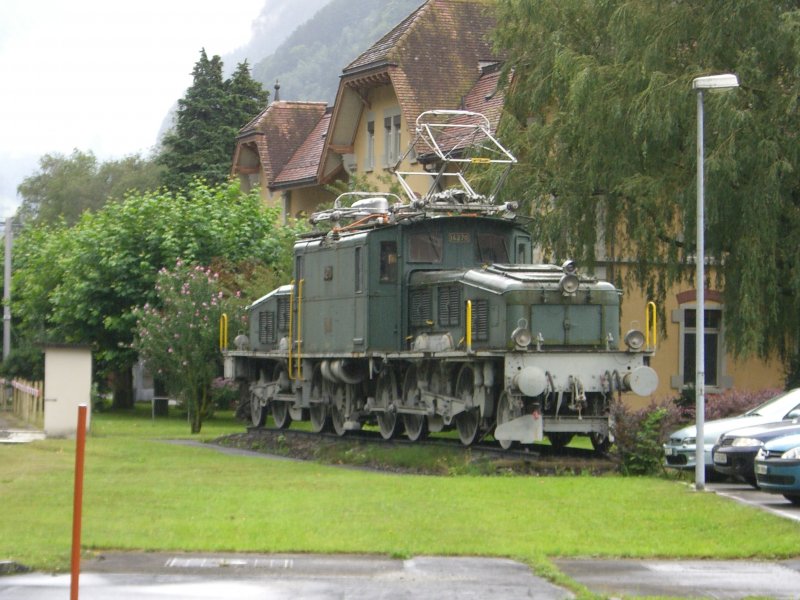 Das Denkmalkrokodil von Erstfeld. (16.08.2007)