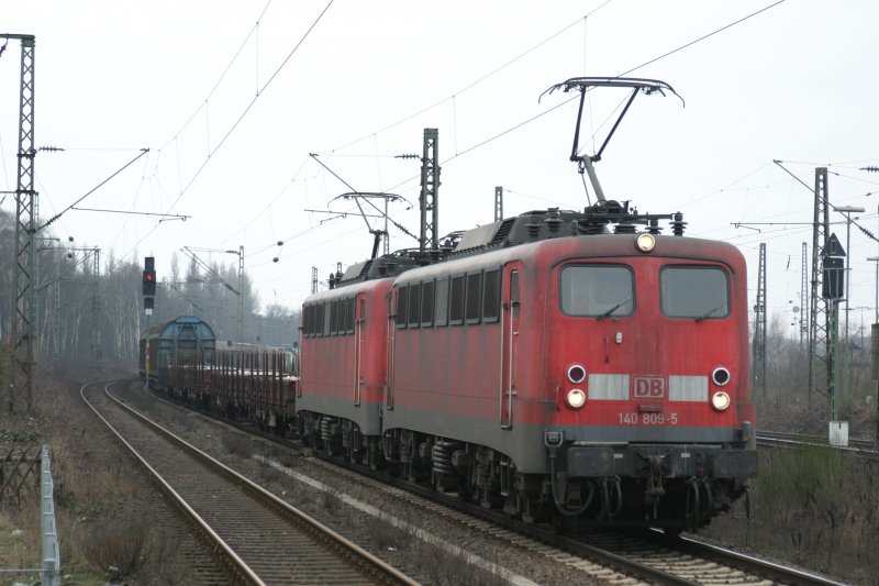 DB 140 809-5 in Duisburg-Wedau