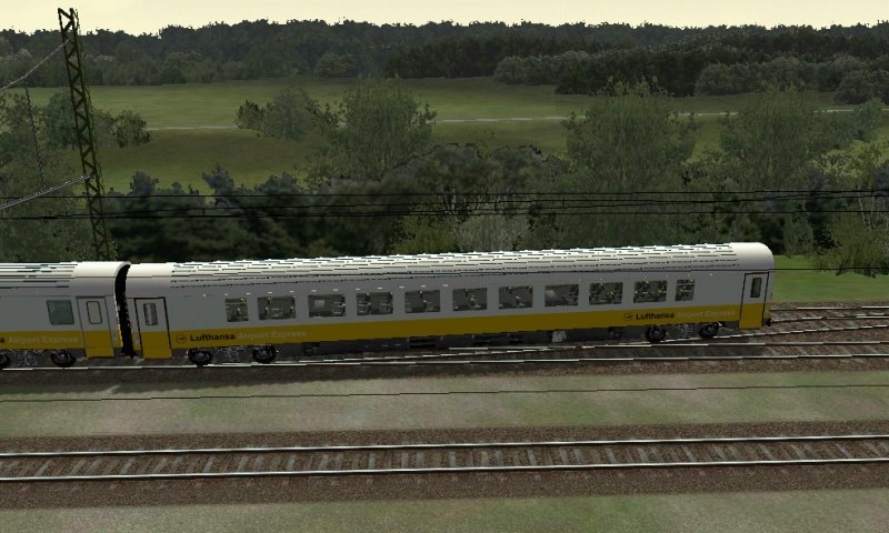 Der Groraumwagen des LAE(LufthansaAirportExpress).