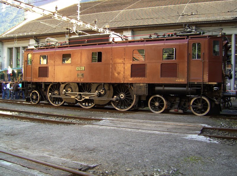  Die Ae 3/6 II beim Gotthard Jubilum in Erstfeld am 08.09.2007