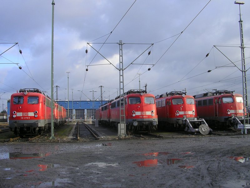 Die letzten 110er in Dortmund.(19.12.2008)