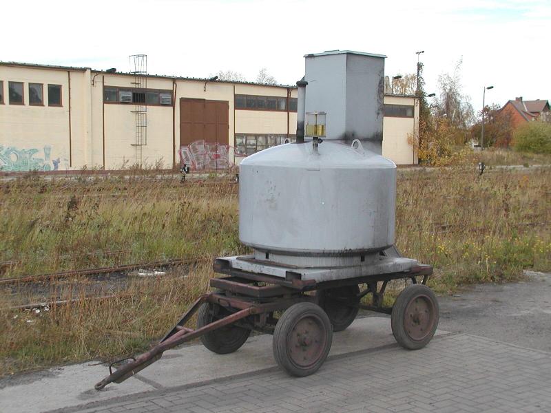 Die mobile Dieseltankstelle in Wernigerode.