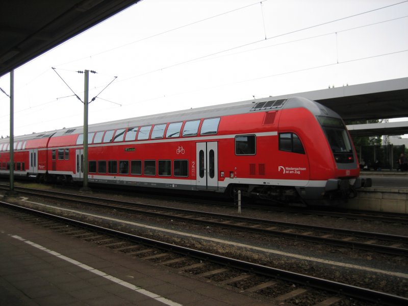 Dopplestockwagen in Braunschweig HBF