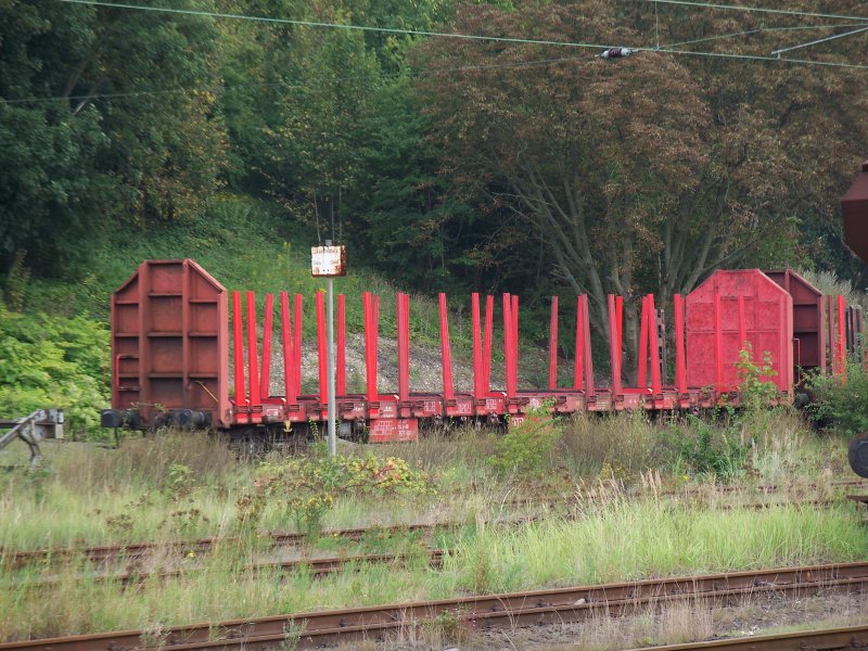 Ein Rundwagen steht in Kreiensen (26.8.2007)