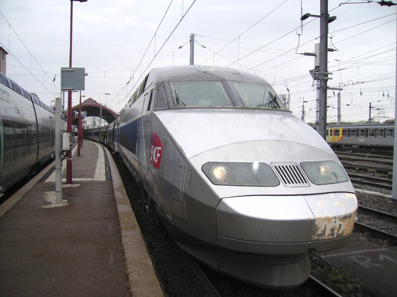 Ein TGV in Strasbourg mitte April!