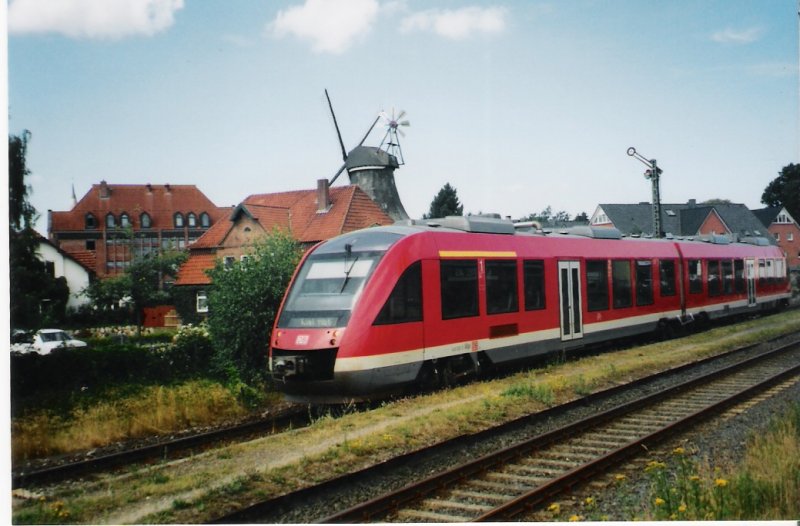 Ein Triebwagen in Deggendorf