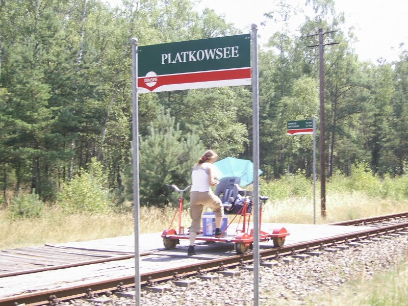 Eine Pausenstelle  Plaktowsee 