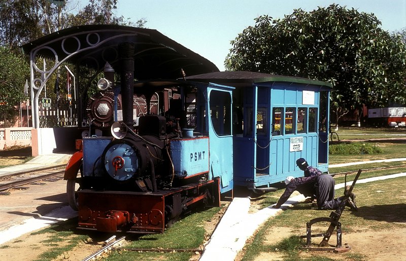 Einschienenbahn  Museum Dehli  30.03.96