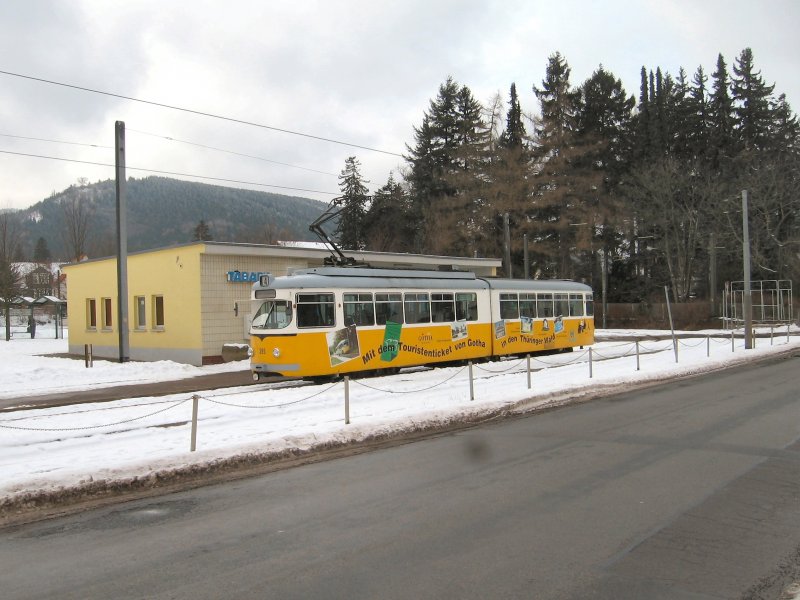 Endstelle Tabarz der ThringerWaldbahn
2007