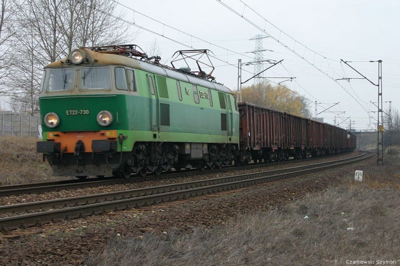 ET22-730 in Czestochowa am 20.11.2006