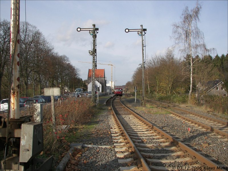 Formsignale im Bahnhof Billerbeck