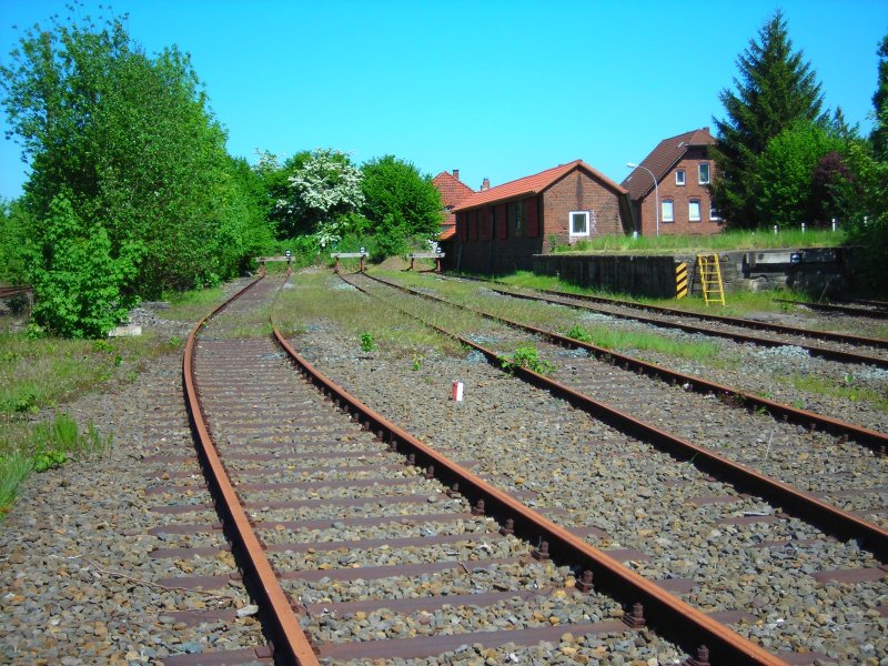 Gterbahnhof von Obernkirchen am 10.5.08