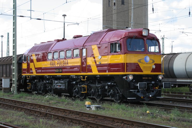 Hier die M62M-004 im Deutsch/Polnischen Grenzbahnhof Guben.